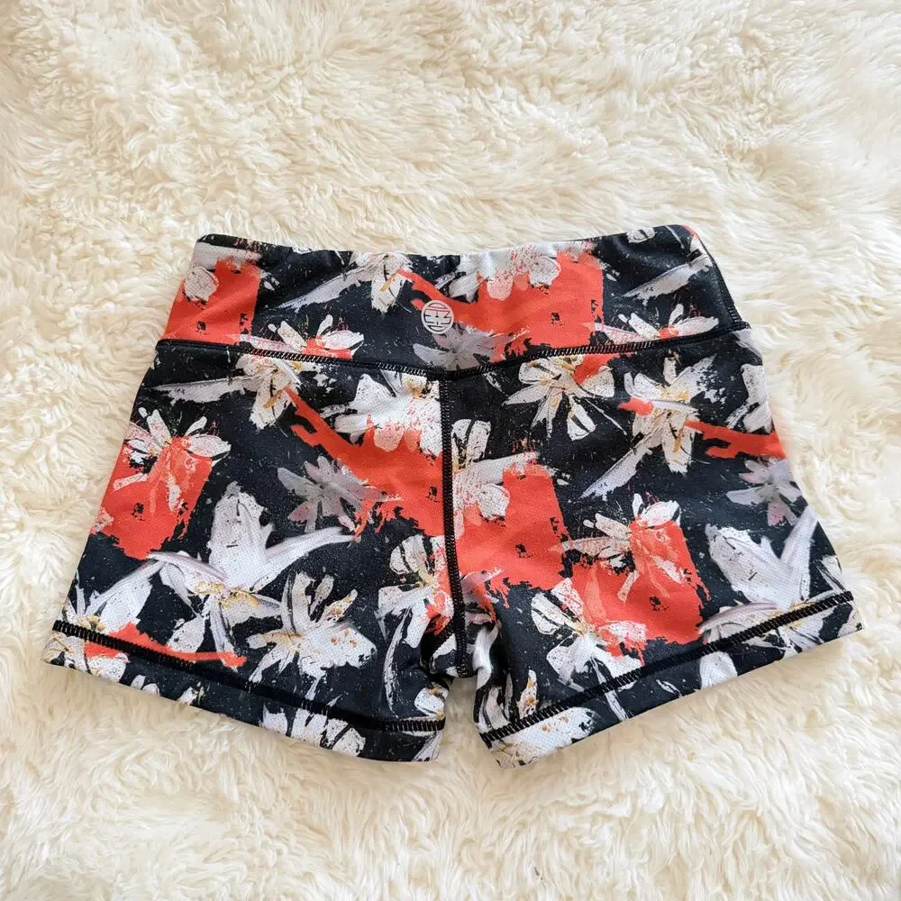 IAB Leaf Print Athletic Shorts